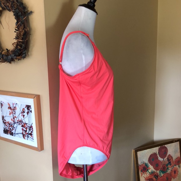 ANDIE Size XXXL Mallot One 1-Piece Dual-Lauered Vivid Orange Swimsuit $98 NEW - Picture 2 of 12